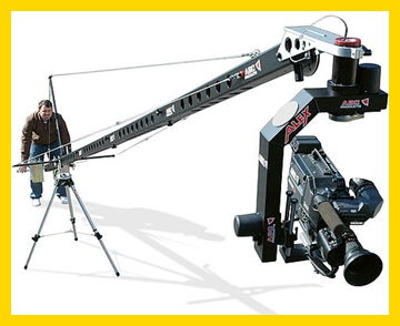 Camera crane hire in Italy