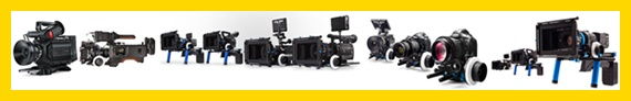 Digital cinema cameras rental in Italy