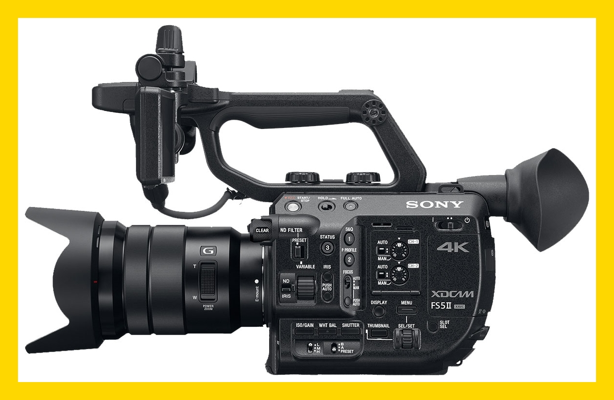 Rent Sony PXW-FS5 II 4K Cinema Compact Camera in Rome, Milan, Florence, and Italy
