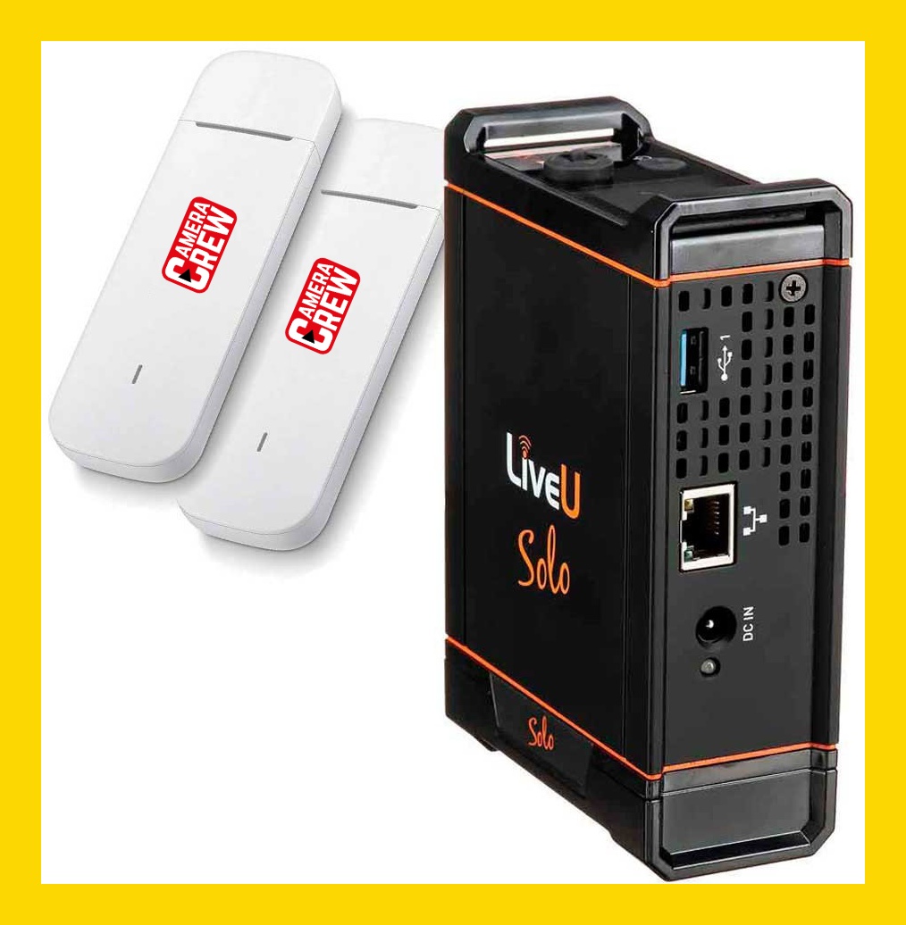 LiveU Solo 4G cellular live video transmission encoders