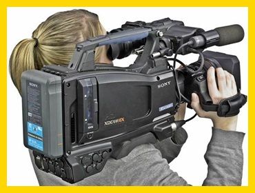 Professional ENG TV Crew with XDcam HD services in Italy